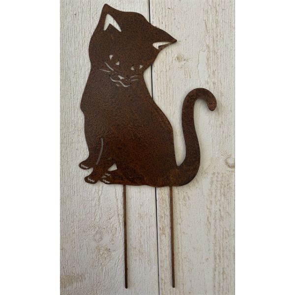 Plåtkatt, sittande - Bild 2