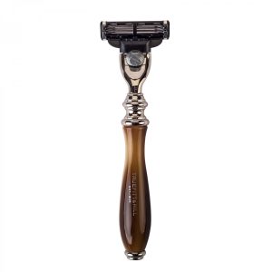 Truefitt & Hill Wellington Mach3 Razor – Faux Horn