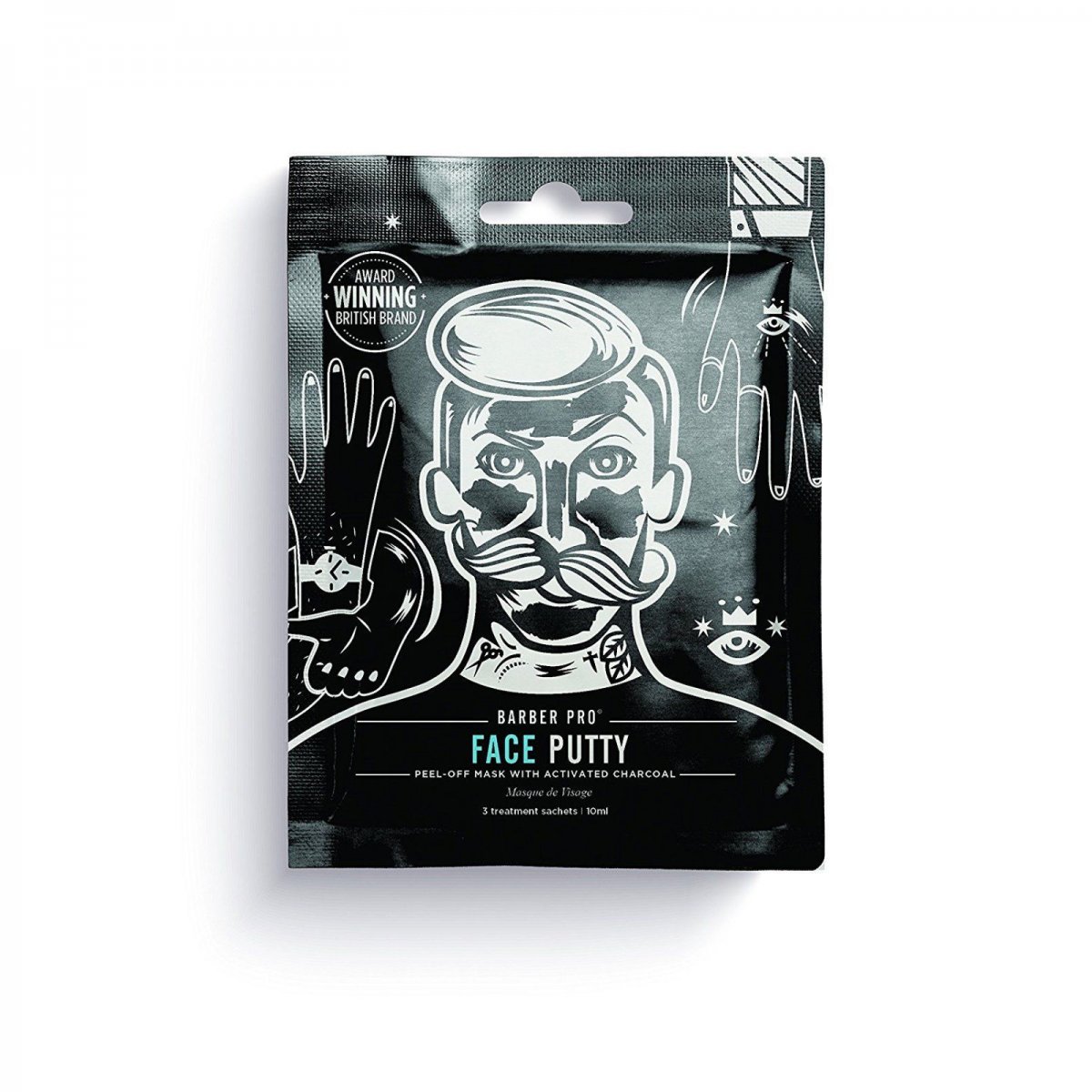 Barber Pro Face Putty Peel-Off Mask - Bild 2