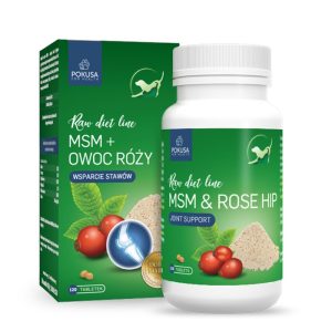 POKUSA RawDietLine MSM + Rose Hip 120 tabs