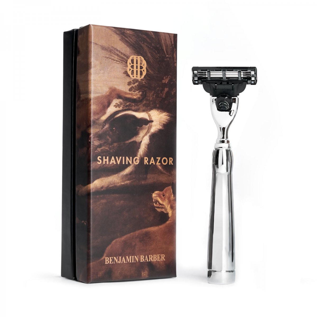 Benjamin Barber Classic Razor Mach3 Chrome - Bild 2