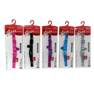 BEST FRIEND Katthalsband Nylon 10mm x 30cm – i flera olika färger