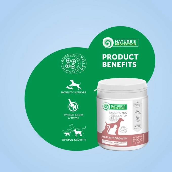 Natures Protection Healthy Growth for Growing Dogs and Cats 250 g - Bild 3