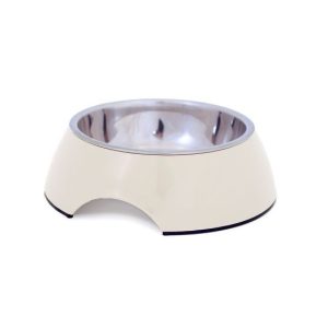 DOGMAN Matskål Alba i melamin M 17,5×6,5cm, Beige