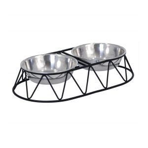 DOGMAN Matbar Menja M, 2x350ml, Svart