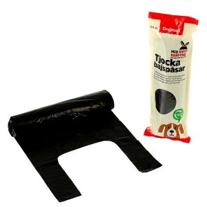 DOGMAN Bajspåsar med knythandtag 60-pack – stor och tjock