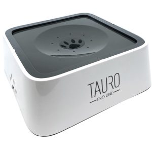 TAURO PRO LINE Water Bowl Splash-proof 2L, grey