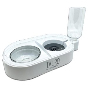 TAURO PRO LINE Feeder 500ml, Drinker and Bowl, White