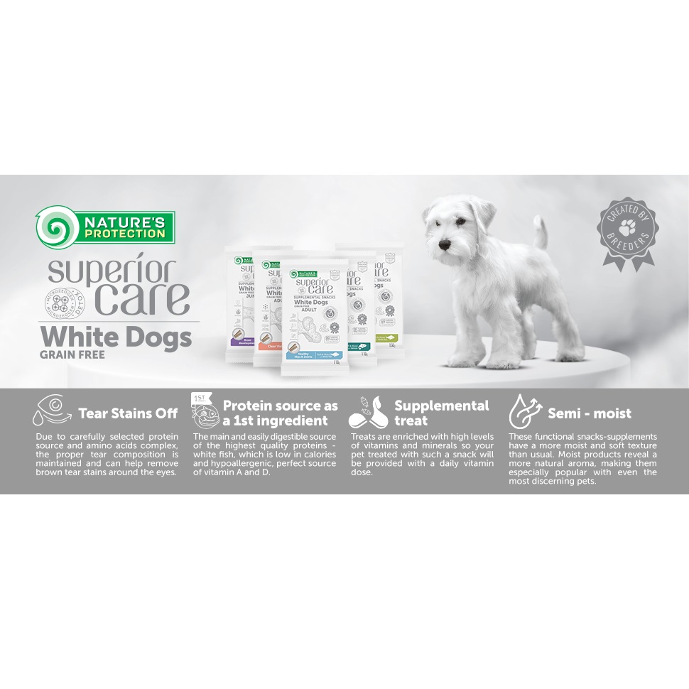 NATURES PROTECTION Superior Care White Dogs Junior Brain Development Salmon 110 g - Bild 4