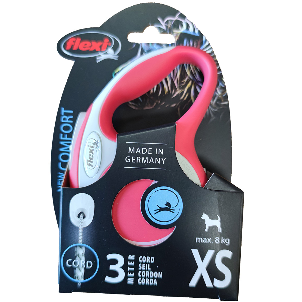 FLEXI New Comfort Cord XS 3m Röd, lina - Bild 3