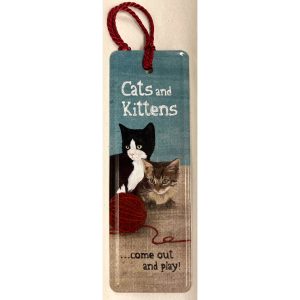 -Bokmärke i plåt, Kittens