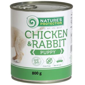NATURES PROTECTION Puppy Chicken & Rabbit 800 g