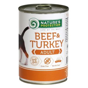 NATURES PROTECTION Dog Beef and Turkey 400 g