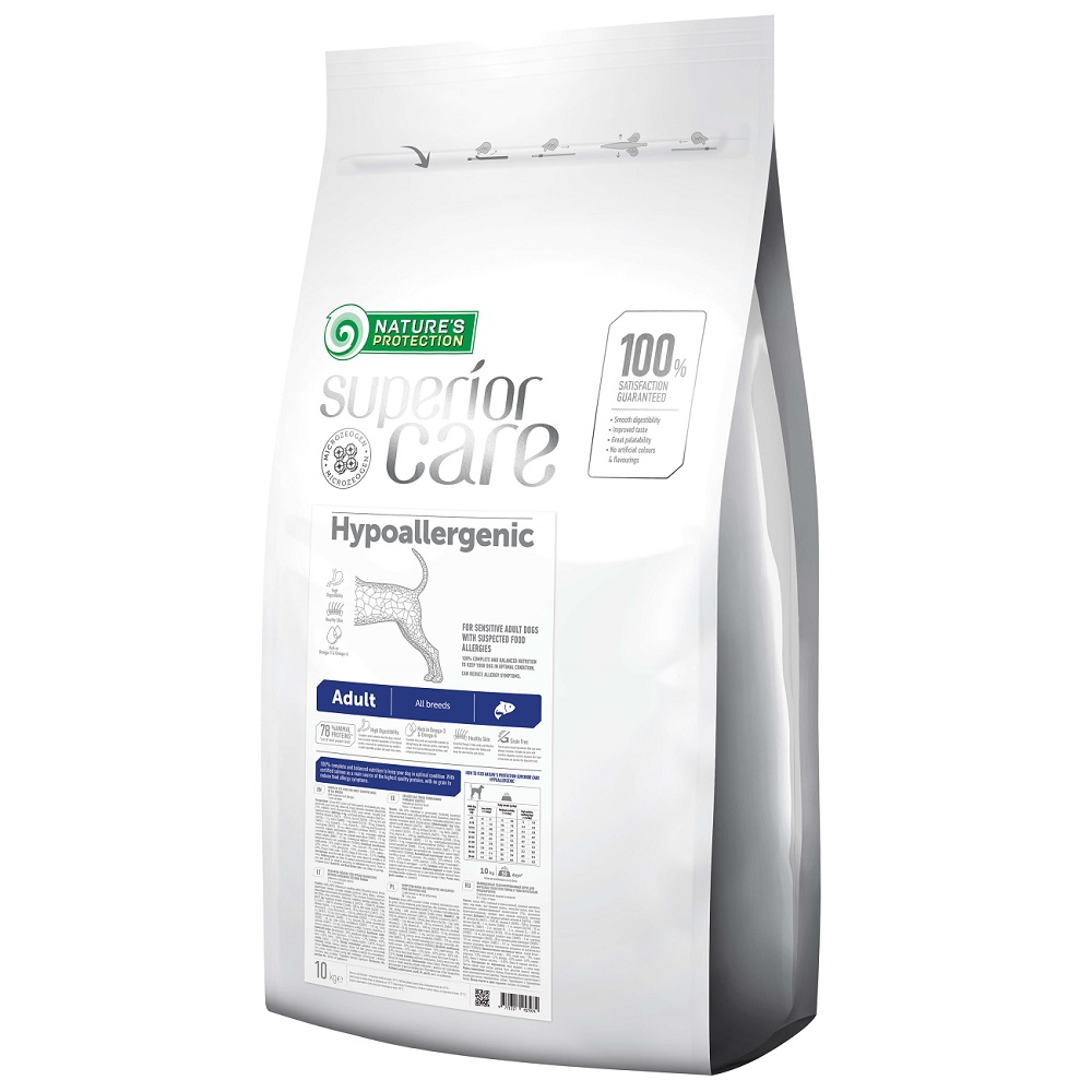 NATURES PROTECTION Superior Care Hypoallergenic Grain Free Salmon Adult All Breeds 10kg