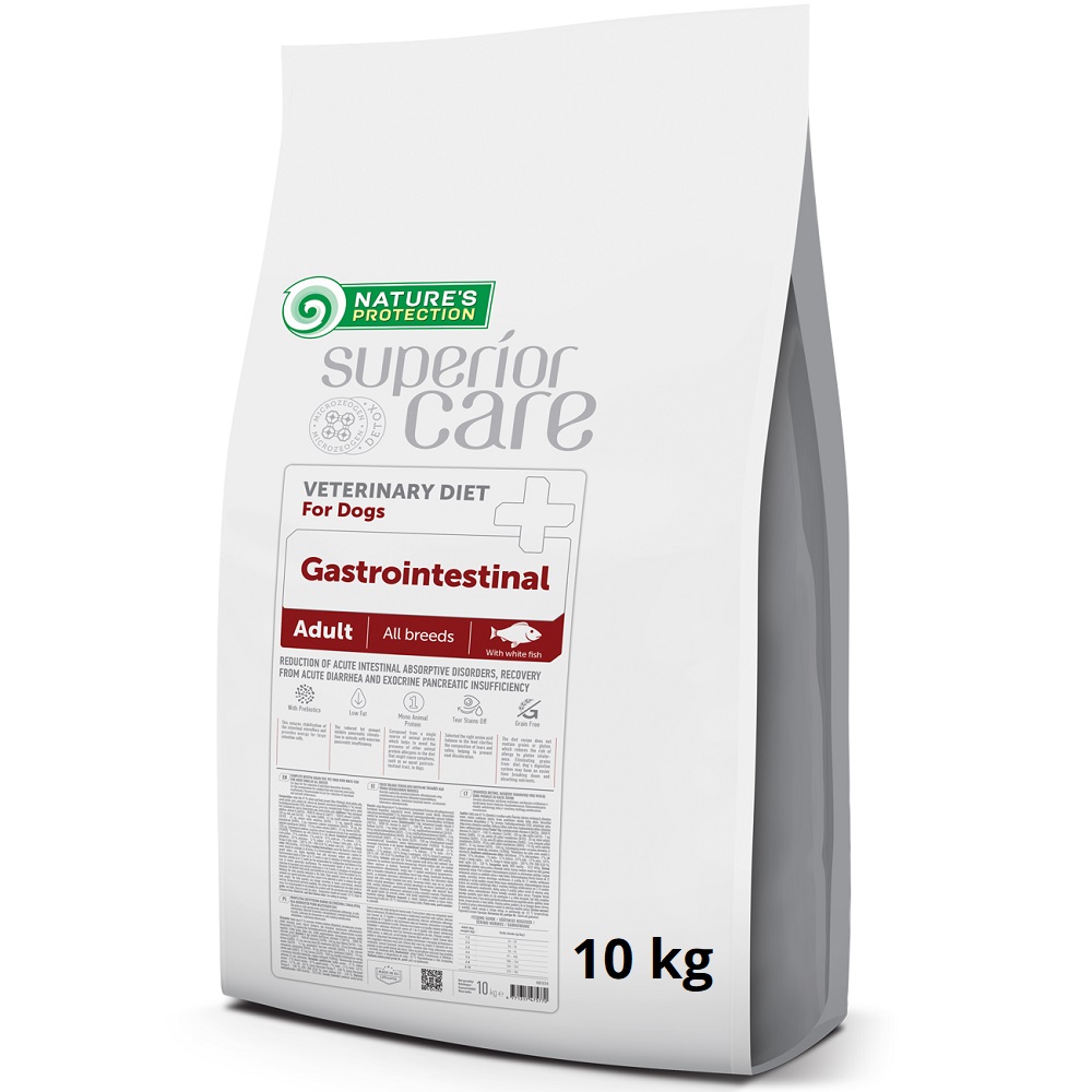 NATURES PROTECTION Superior Care Veterinary Diet Gastrointestinal White Fish 10 kg - Bild 2