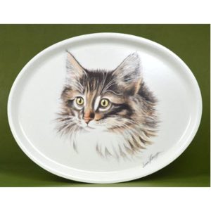Bricka, oval, Sonja 33 x 25